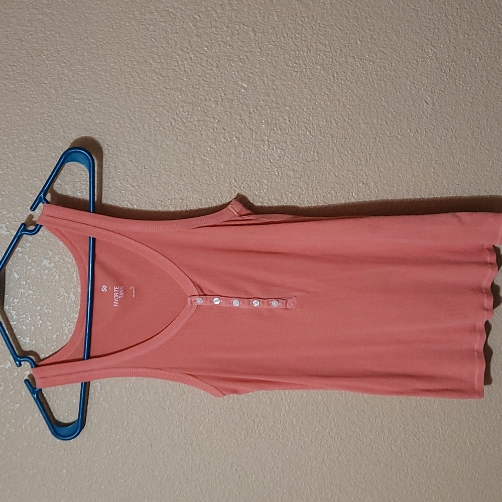 Button up tank top